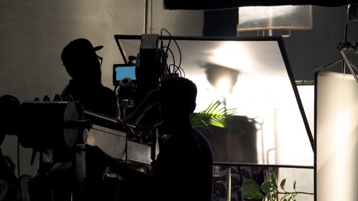 Production Service Germany - Behind the scenes of video shooting.